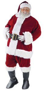 High quality santa on sale costume